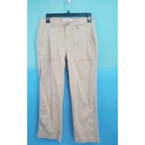 LIVERPOOL Los Angeles Utility Cargo Pants Beige Tan Khaki Size 2 / 26 Classic...